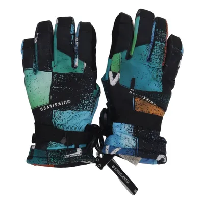 Gloves (Black, Multicolored) from Quiksilver Polyamide, Polyester, Polyurethane