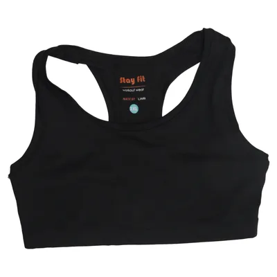 Sports-BH (Sort) fra Stay Fit Elastan, Polyester