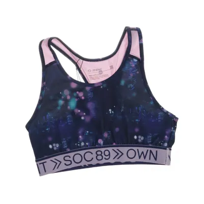 Sports bra (Purple, Multicolored) from SOC Elastane, Polyester
