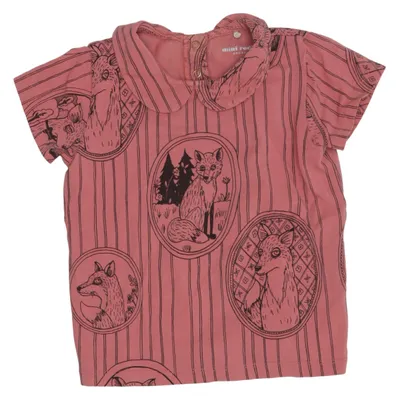 Top (Pink) from Mini Rodini Elastane, Organic cotton