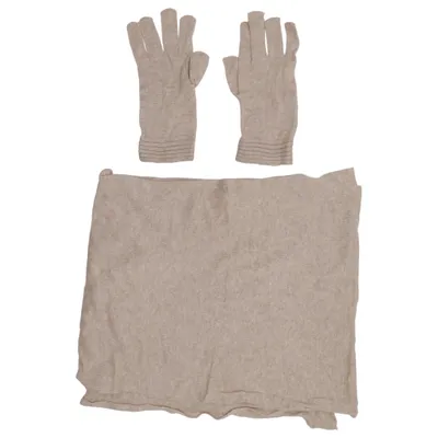 Accessoarset (Beige) från Blue Motion Kashmir, Merinoull, Polyamid, Viskos