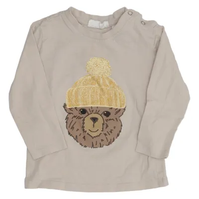 Long sleeve T-shirt (Beige, Brown, Yellow) from D.M.D by Denim Day Cotton