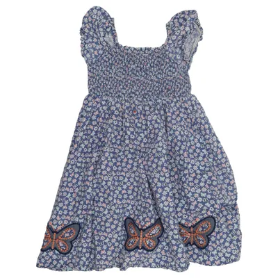 Dress (Blue, Multicolored) from Bluezoo Cotton