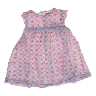 Jurk (Wit, Blauw, Roze) van Staccato Katoen, Viscose