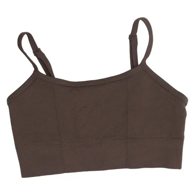 Sports bra (Brown) from Aim'n Elastane, Polyamide