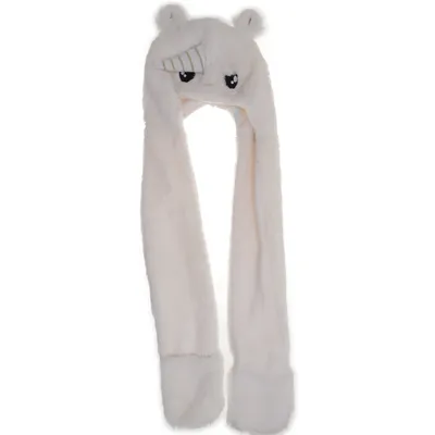 Trapper hat (White, Multicolored) from Lindex Polyester
