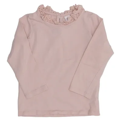 T-shirt à manches longues (Rose) de Topomini Coton, Élasthane