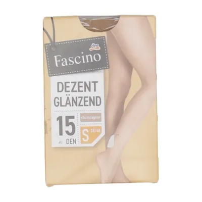 Collants en nylon (Beige) de Fascino Élasthane, Polyamide