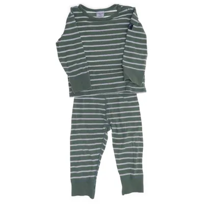 Pyjama (Groen, Meerkleurig) van Polarn O. Pyret Organisch katoen