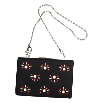 Clutch bag (Black, Red) from Kate Spade Cotton, Leather, Polyester, Silk