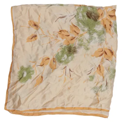 Scarf (Beige, Grön, Brun) från Reine Seide