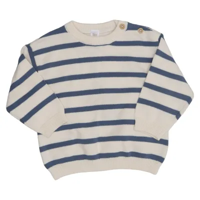 Trui (Wit, Blauw) van Tex Baby Katoen