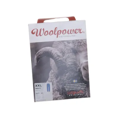 Långkalsonger (Blå) från Woolpower