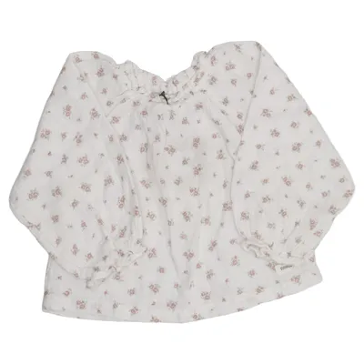 Blus (Vit, Rosa) från Newbie by KappAhl Bomull