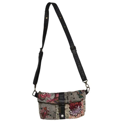 Sac à bandoulière (Beige, Multicolore) de Desigual Coton, Polyester