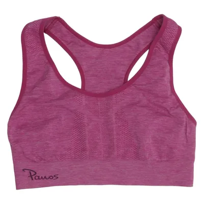 Sports bra (Purple) from Pauos Elastane, Polyamide, Polyester