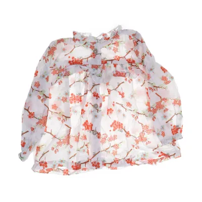 Blus (Vit, Flerfärgad) från Hema Bomull