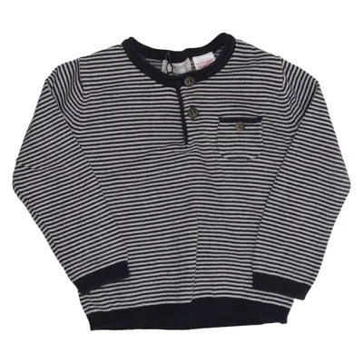 Trui (Blauw, Wit) van Mango Kids Katoen, Polyamide