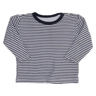 Lange mouwen shirt (Blauw, Wit) van TupTam Katoen
