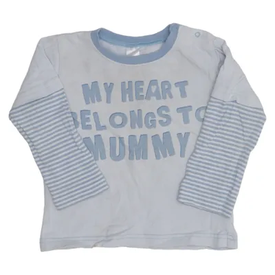 T-shirt à manches longues (Bleu) de Next Baby Coton