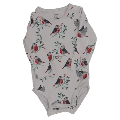 Body (Beige, Flerfärgad) från Lindex Baby Bomull, Elastan