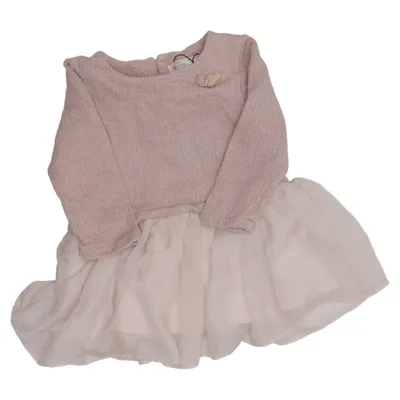 Jurk (Beige) van Zara Katoen