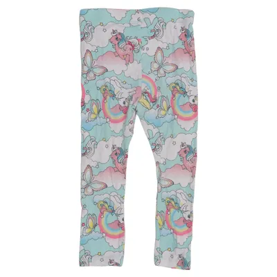 Legging (Vert, Multicolore) de My Little Pony Coton, Élasthane