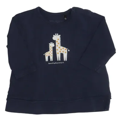 Langærmet t-shirt (Blå) fra Bellybutton Elastan, Økologisk bomuld