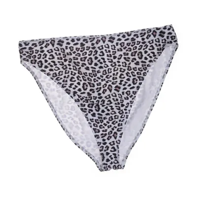 Bikini broekje (Wit, Zwart, Bruin, Meerkleurig) van Wolf & Whistle Elastaan, Polyester