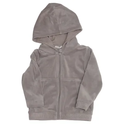 Sweat à capuche (Gris) de Girls Wear Élasthane, Polyester