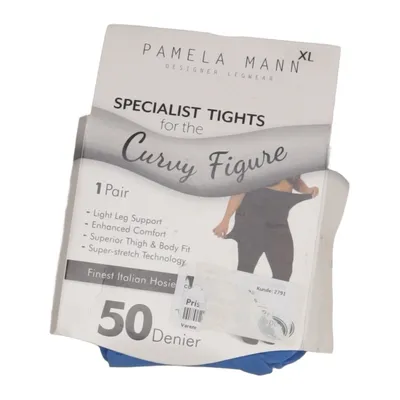 Tights (Blue) from Pamela Mann Elastane, Polyamide