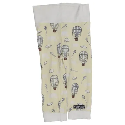 Pantalon de pyjama (Jaune, Blanc, Multicolore) de Villervalla Élasthane, Coton biologique