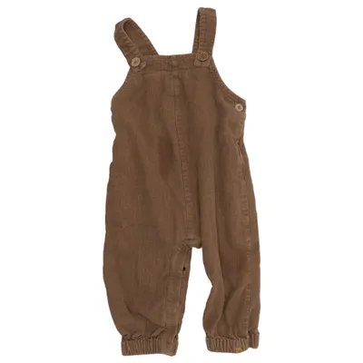 Dungarees (Brown) from Lil' Atelier Elastane, Organic cotton