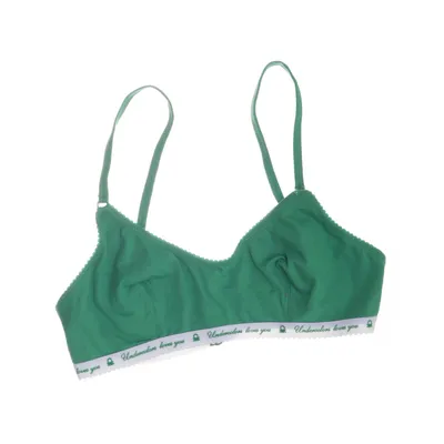 Bralette (Grøn, Hvid) fra Benetton Bomuld, Elastan