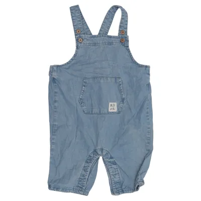 Dungaree shorts (Blue) from Primark Baby Cotton, Lyocell