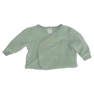Wrap cardigan (Green) from Alana Cotton, Elastane, Recycled polyester