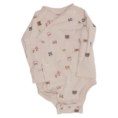 Body (Beige, Multicolored) from Lindex Newborn Cotton, Elastane