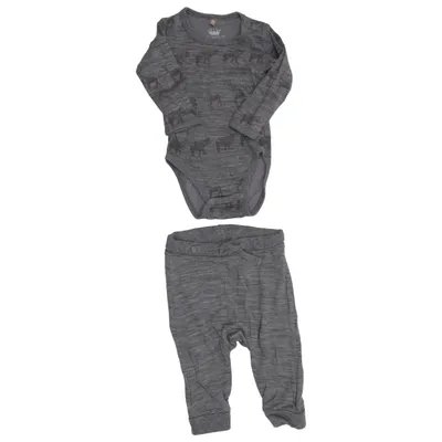 Set (Gray) from Hust & Claire Elastane, Wool