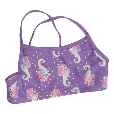 Bikini top (Lila, Meerkleurig) van Topolino Elastaan, Polyester