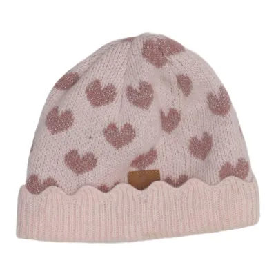 Mütze (Pink) von Ergee Acryl, Metallfaser, Polyester