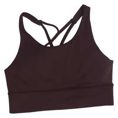 Sport-BH (Brun) från G!na Elastan, Återvunnen polyester
