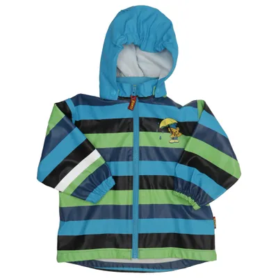 Rain jacket (Blue, Green, Black, Multicolored) from Bamse by Lindex Polyurethane