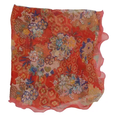 Handkerchief (Red, Multicolored) from TMH Lisa Polyester, Silk