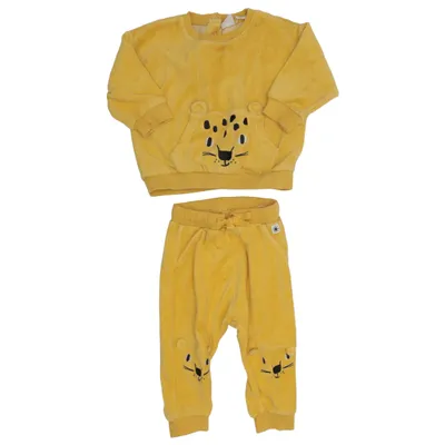 Freizeitanzug (Gelb) von Lindex Baby Baumwolle, Polyester