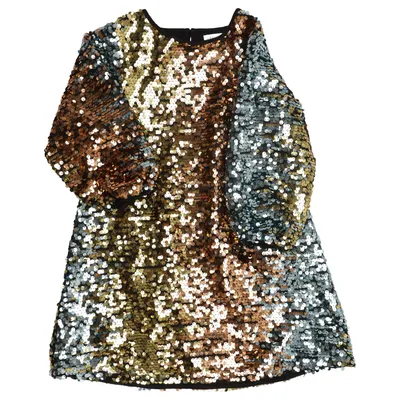 Cocktailklänning (Guldfärgad, Blå, Flerfärgad) från Minimarket Polyester