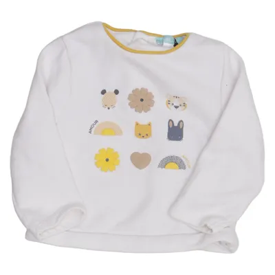Sweatshirt (Hvid, Flerfarvet) fra Obaïbi Polyester