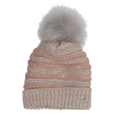 Bobble hat (Gray, Pink, Multicolored) from Felix Bühler Acrylic, Polyester