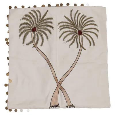 Housse de coussin (Blanc, Vert, Marron) de DAY Birger et Mikkelsen Home Coton