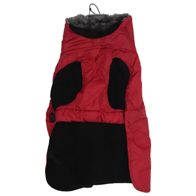 Dog coat (Red, Black) from Hooks Polyester
