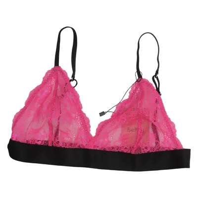 Bralette (Pink, Black) from Understatement Elastane, Polyamide